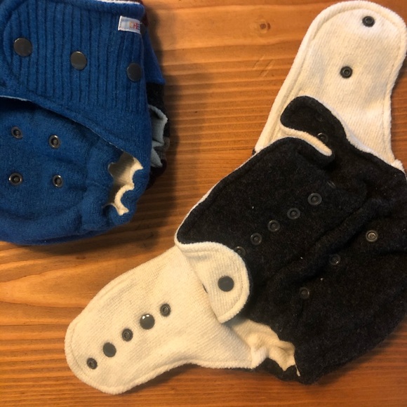 Heavy Organic Merino Wool Diaper Full Set - Picture 11 of 16